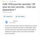 La première réponse du propriétaire laissant pensé qu'il ne s'agissait pas tant d'une blague et qui a envenimé la situation.