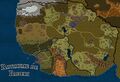 La carte du royaume de Paderi, créée par le forumeur Jules_Cigogne.