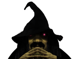 fou du village étrange peur sorcier sticker.png