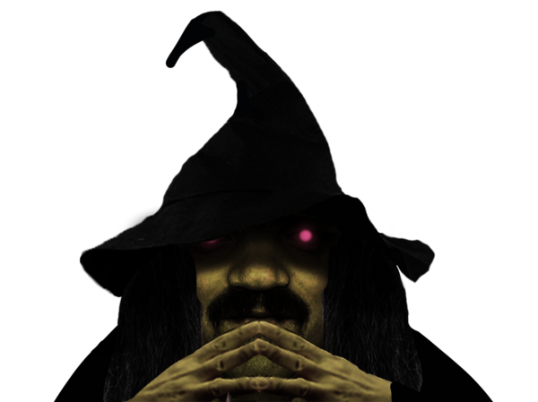 fou du village étrange peur sorcier sticker.png