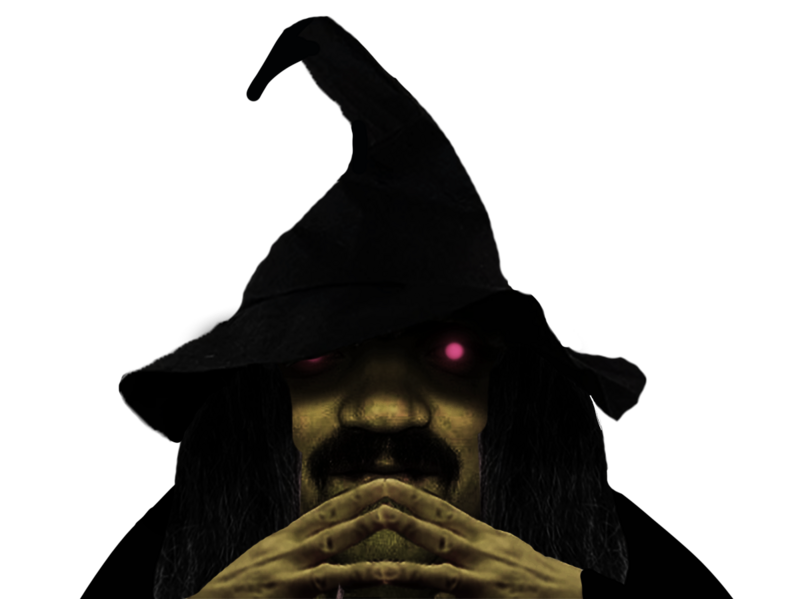 Fichier:fou du village étrange peur sorcier sticker.png