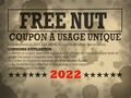 Le coupon Free Nut pour l'édition de 2022 du NNN.
