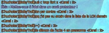 Un autre joueur, surpris de l'absence d'Arcain à la LCN. Comme sur jeuxvideo.com, il finit par quitter le jeu quelque temps plus tard.