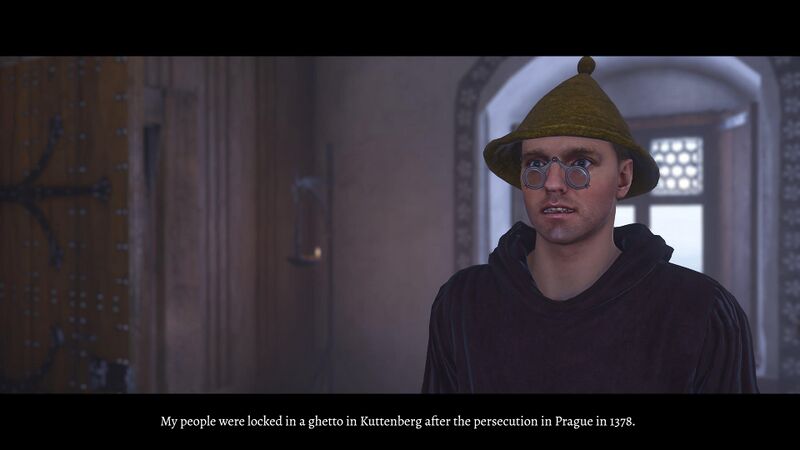 Fichier:Image d'Henry avec un chapeau que portaient les juifs à l'époque, et les sous-titres modifiés sur Paint..jpg